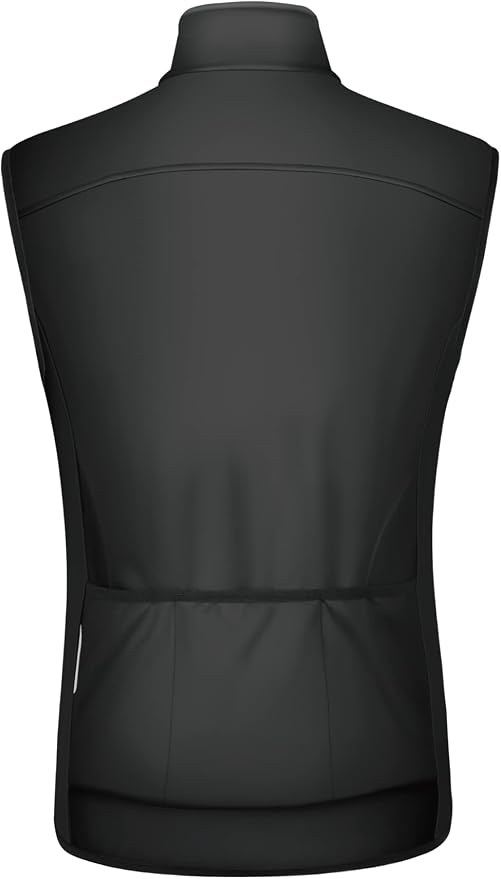 CEROTIPOLAR Club Fit Men's Thermal Fleece Cycling Vest for Bike Biking,Rain-Wind Proof Cycle Outwear