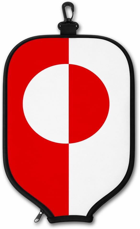 ExpressItBest Pickleball Paddle Cover, Neoprene Paddle Protector with Zipper and Snap Hook, Fits Most Standard Pickleball Paddles