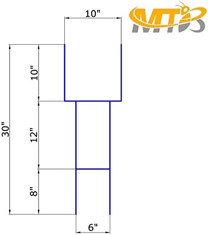H Frame Wire Stakes 30 x10 inch 9 Gauge Galvanized Wire -Yard Sign Stakes Fit for 4mm, 5mm Corrugated Signs, Heavy Duty Metal Step Stakes, Pack of 25