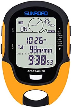 Altimeter GPS Digital Waterproof Outdoor Altitude Pre-Warning Remind Compass Stopwatch Sports -Barometer Weather Forcast Pedometer SUNROAD