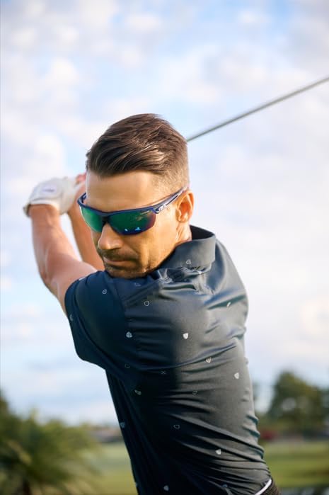 Tifosi Optics Navar Sport Sunglasses - Ideal For Golf, Pickleball, Running & Tennis. Vented Lenses Prevent Fogging