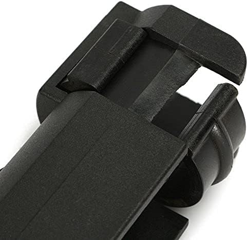 HiUmi Adjustable Black Fishing Rod Holder for Boat Kayak Swivel Side Mount Kits Tackle