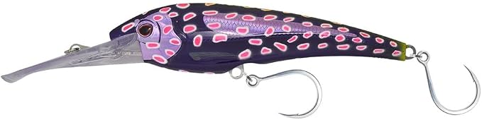 Nomad Design DTX Minnow with Patented Autotune System - Distressed Baitfish Swimming Action, BKK Diablo