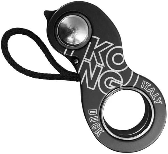 Duck Ultra-Compact Emergency Rope Clamp, Lightweight Aluminum Alloy Ascender & Rope Clamp for 8-13mm Ropes, Self-Rescue, Lanyards & Recovery, Made in Italy