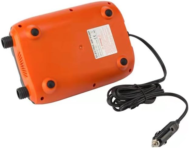 HT-782 20PSI High Pressure SUP Electric Air Pump,Dual Stage Inflation Paddle Board Pump for Inflatable Stand Up Paddle Boards, Boats,Kayak,12V DC Car Connector