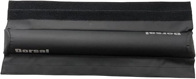 DORSAL Aero Roof Rack Pads - Sunguard (No Fade) for Factory and Wide Crossbars - Pack of 2 for Surfboards Kayaks Sups Snowboards PVC 34" Inch Black