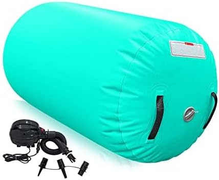 VOFiTNY Air Mat Tumble Track Springboard Inflatable Pump with 4 Nozzles 110-120V AC