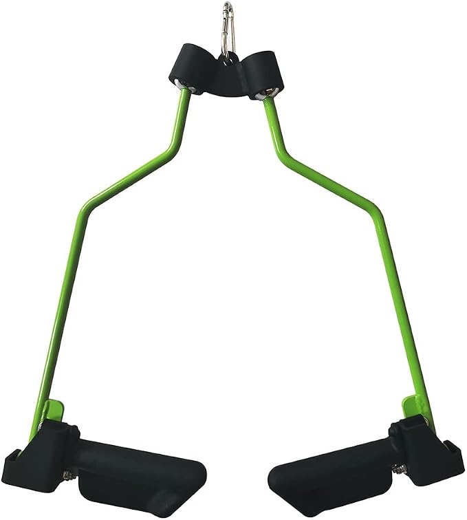 Adjustable Lat Pull down Bar, Cable Machine Attachments for Gym, Home Gym Fitness T-bar Row Pulldown Attachments, Lat Pull Down Machine Wide Grip Neutral Grip Handle