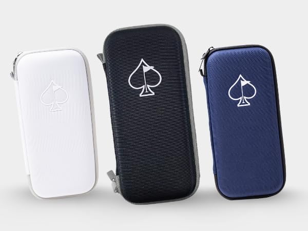 Pins & Aces Glove and Accessory Caddie - Your All-In-One Solution For Organizing And Carrying Essential Golf Accessories On The Course (Black)