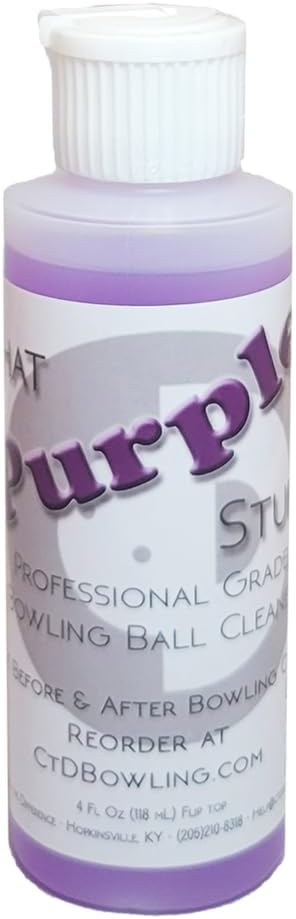 Creating the Difference That Purple Stuff Professional Grade Bowling Ball Cleaner | USBC Approved | Removes Dirt & Oil | Restores Tackiness and Performance