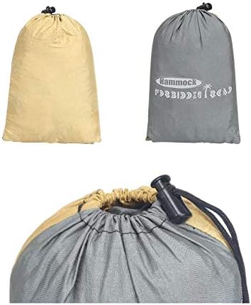 Forbidden Road Camping Hammock 400lbs Capacity Portable Hammock for Outside, Backyard, Travel, Backpacking, Beach