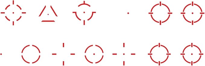 Monstrum Ares V2 Open Reflex Dot Sight for Rifles and Long Guns | with Shake Awake Illumination