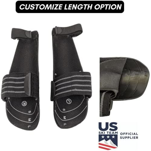 Zipline Forearm Guards for Ski Racers - Premium Downhill Poles Protector, Essential Race Gear for Enhanced Safety and Performance, Ideal for Competitive Skiers