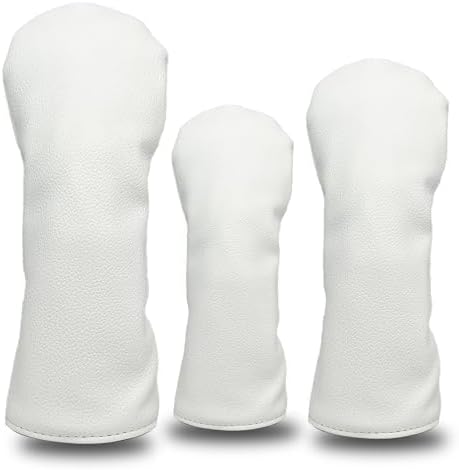 Golf Accessories Golf Club Covers for Driver, Fairway, Hybrids - Golf Driver Headcover/Golf Fairway Wood Head Cover/Hybrid Headcover for Men/Women Golfer