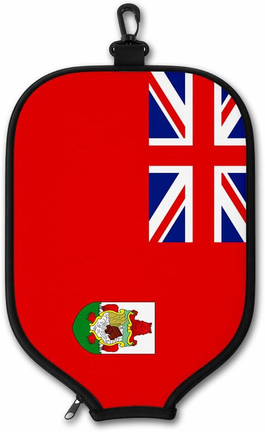 ExpressItBest Pickleball Paddle Cover, Neoprene Paddle Protector with Zipper and Snap Hook, Fits Most Standard Pickleball Paddles