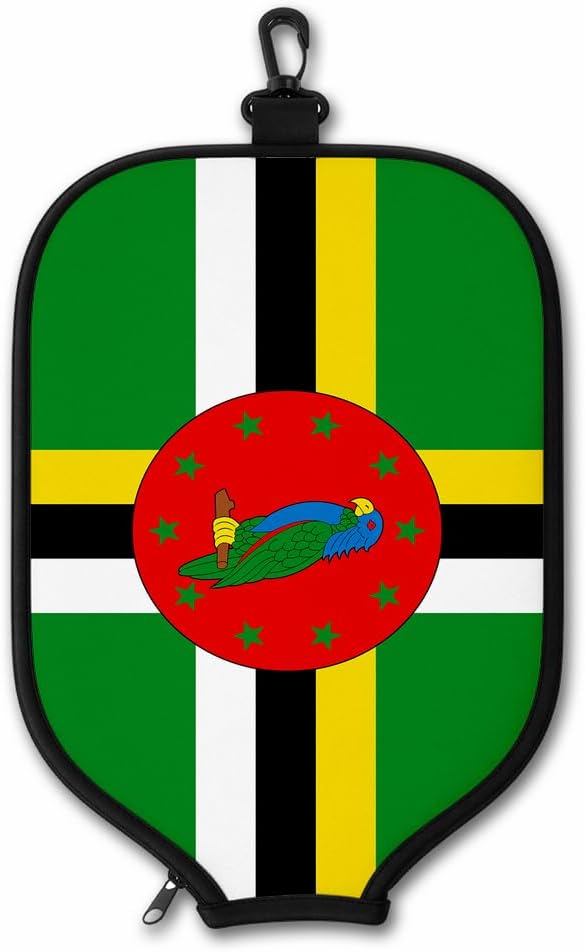 ExpressItBest Pickleball Paddle Cover, Neoprene Paddle Protector with Zipper and Snap Hook, Fits Most Standard Pickleball Paddles