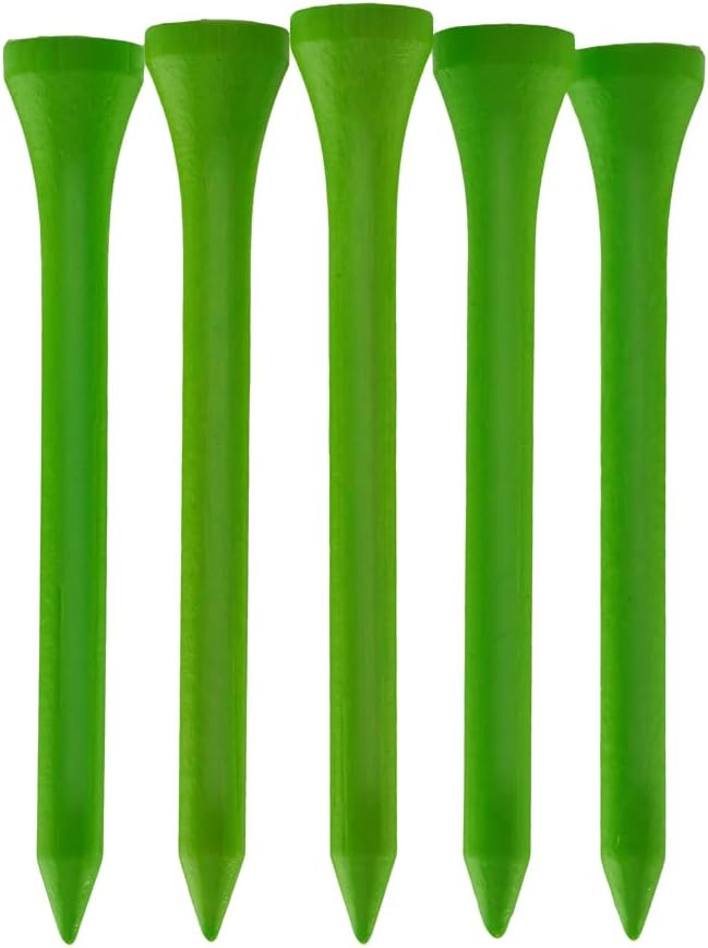 TH Golf 1000 Pcs 70mm 2 3/4 inch Bamboo Golf Tees | Multiple Colour Options | Eco Friendly & Sustainable Strong Bamboo
