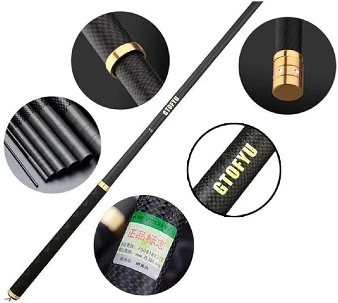 Tenkara Rod 18-30FT Carbon Fiber Telescopic Travel Fishing Pole
