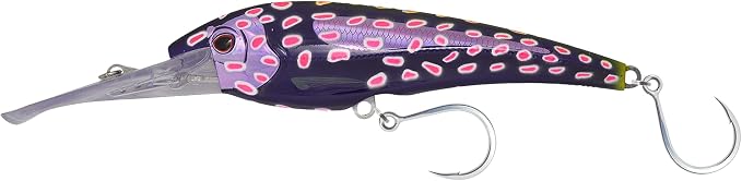 Nomad Design DTX Minnow with Patented Autotune System - Distressed Baitfish Swimming Action, BKK Diablo