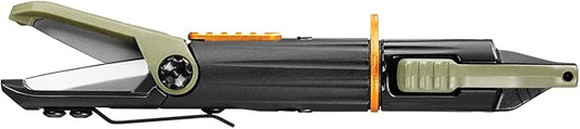 Gerber Gear LineDriver - Fishing Line Multitool with Spinning Line Vise, Tether Ring, Eyelet Clearing Spike, Hook Threader, Scissors & Split Shot Crimper - Premium Fishing Gear