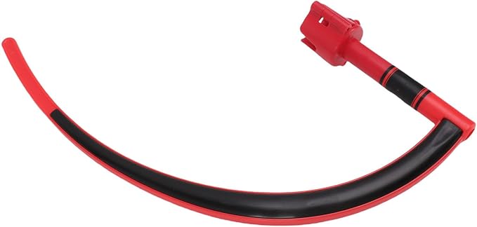 Keenso The Hanger Golf Training Aid, Golf Swing Aids Golf Training Equipment Swing Caddy Golf Swing Trainer Swing Trainer Rubber Improve Swing Posture Curved Portable Swing Training (Red)