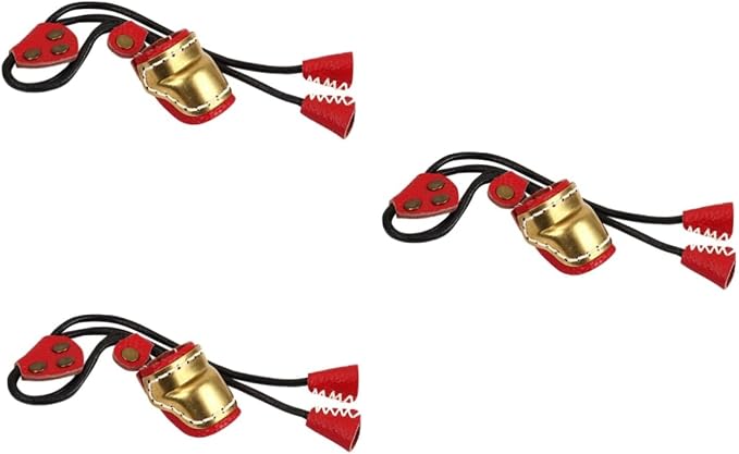 BESPORTBLE 2pcs Guard Sleeve Bow Fingers Outdoor Cover Finger Protection Right Archery Copper for Shooting