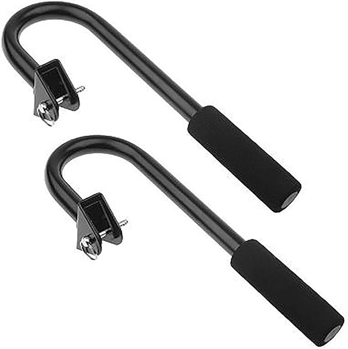 Total Gym DBS Heavy Duty Upper Body Strength Training Dip Bars for Home FIT Workout Machines, Black