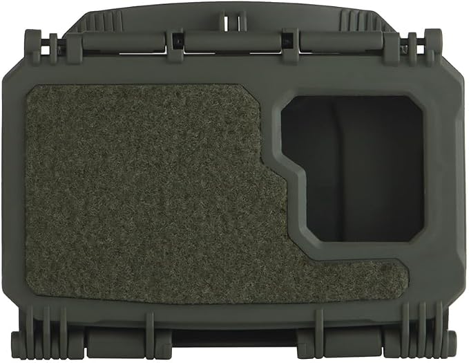 Universal Tactical Phone Mount for Plate Carrier, Hands-Free Chest Holder Compatible with All iPhone & Android (4.7-6.6 Inch Screen) (Green)