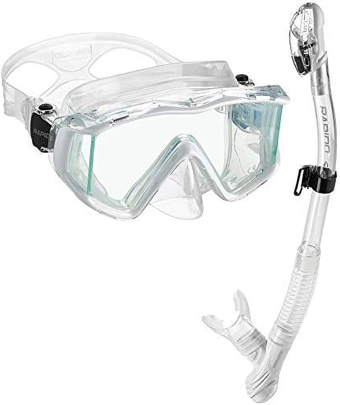 Rapido Clareza Three Lens Mask and Snorkel Combo