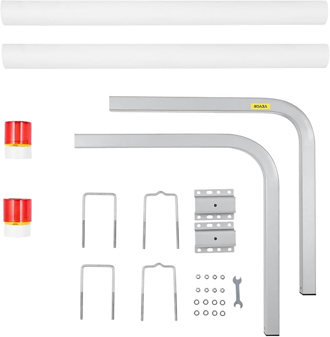 VEVOR Boat Trailer Guide, 16.7"- 60″ Adjustable Design Trailer Guide Poles, 2PCS Trailer Guide-Ons for Ski Boat, Fishing Boat or Sailboat Trailer