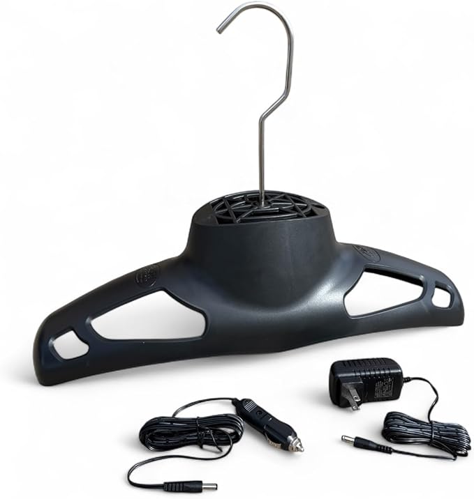 Push Industries 901.925 JetDry Gear Dryer High Airflow Drying System for Wetsuits Dry Suits Fursuits and Outdoor Gear – Includes 12V & 120V Power Cords (JetDry Gear Dryer)
