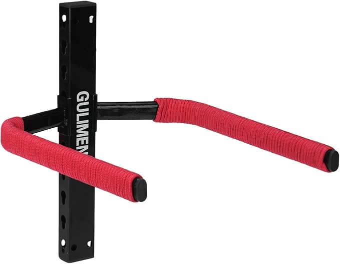 Wall Mount Bike Rack – Horizontal Indoor Bicycle Storage with Flexible Arms – Holds 1 Bike – Safe & Secure Hanger for Road, Mountain, Gravel, Hybrid – For Garage, Apartment, Shed