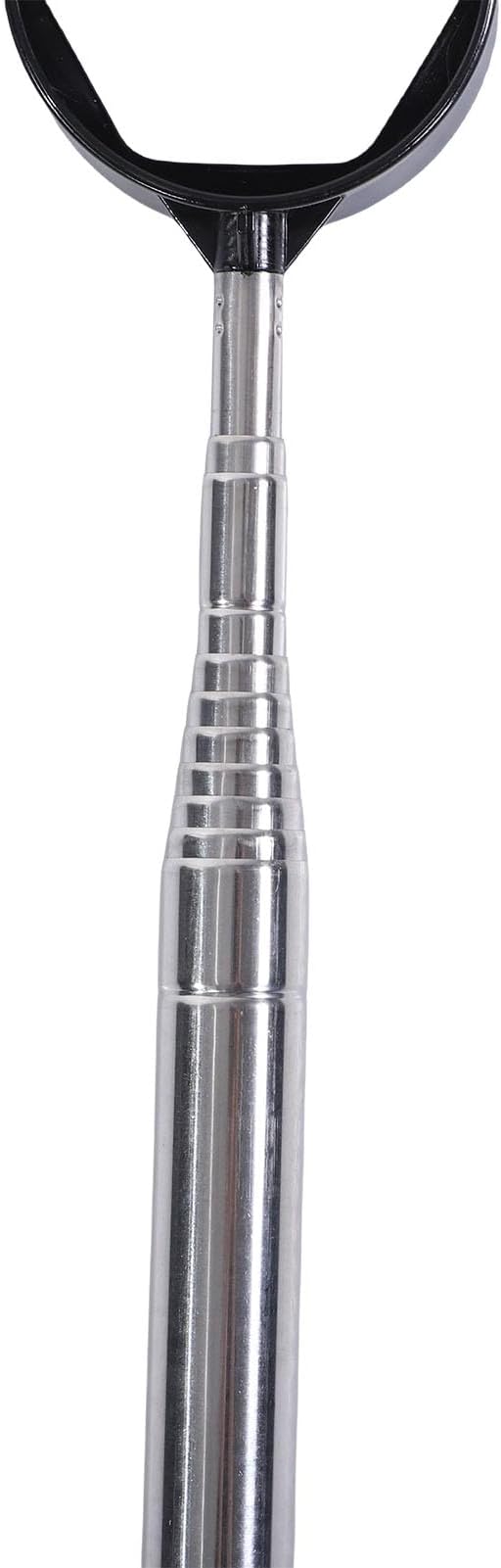 Golf Ball Retriever, 8.5ft Telescopic Stainless Steel Lightweight Golf Ball Grabber, Club Scooper with Anti Slip Handle for Water Hazards and Course Use