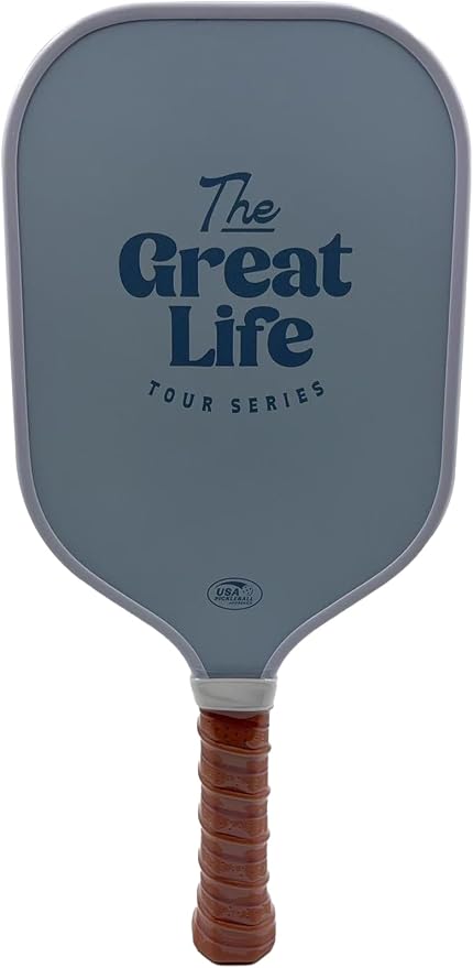 Elite Performance Pickleball Paddle | 3K Carbon Fiber | USAPA Approved | 16mm Honeycomb Core w/ 6" Handle | Lightweight 8.1 oz | Retro Design. Includes Single Paddle + Neoprene Cover