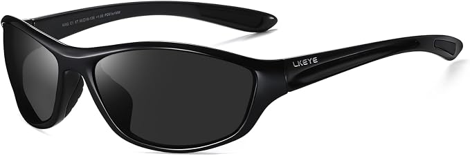 LKEYE Bifocal Reading Sunglasses Men Women Sports Style Sun Reader Wrap Around Build-In UV Protection Driving glasses LK6092
