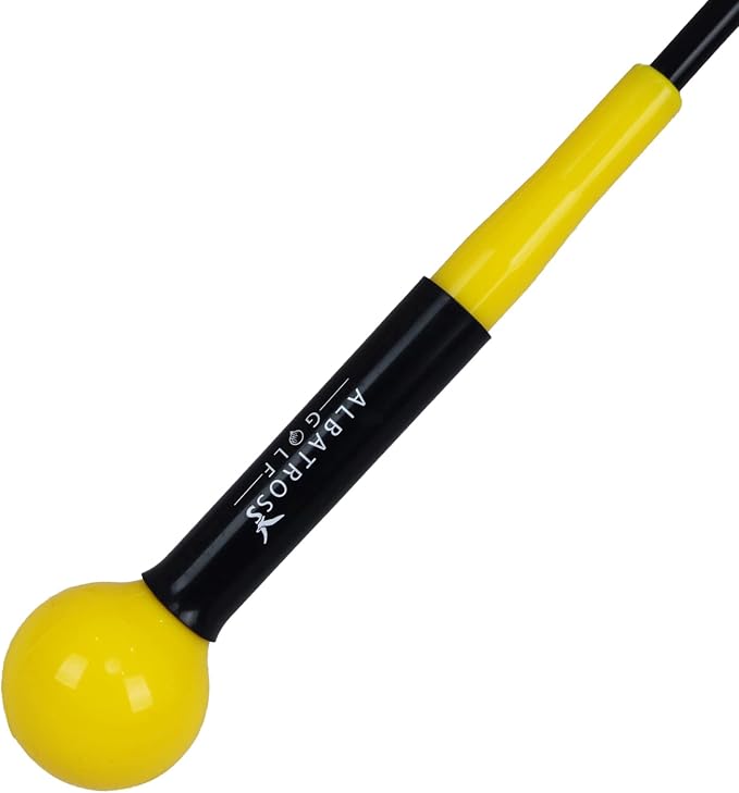 BalanceFrom Golf Swing Training Aid Golf Swing Trainer Golf Practice Warm-Up Stick for Strength Flexibility and Tempo Training