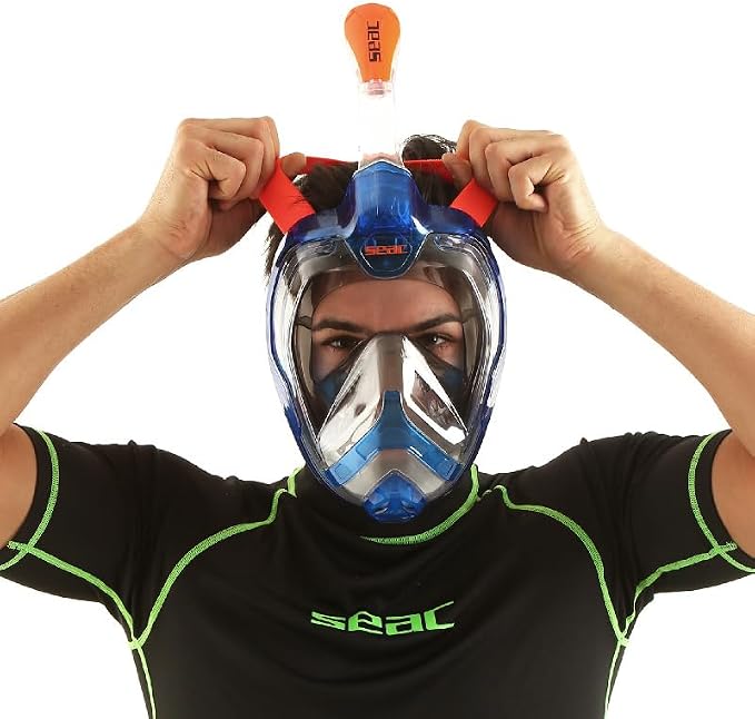 SEAC Magica Full Face Snorkeling Mask Comfortable for Smaller Faces