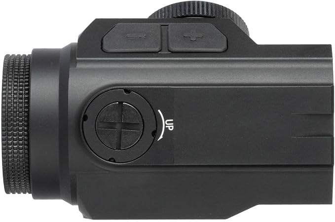 Monstrum Ruckus (e) 3X Prism Scope with Electronic Button Control and Shake Awake