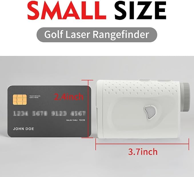 AquilaPro N1 Golf Rangefinder with Slope, 1000 Yards, Rangefinder Golf, 0.5 Yard Accuracy, 7X Magnification, Flag Lock Vibration, Rechargeable Golf Range Finder