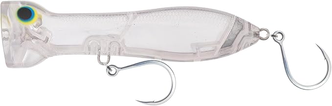 Nomad Design Chug Norris 6” (150mm) Topwater Floating Popper Fishing Lure with BKK Hooks & Durable Diamond Armour, for Bluefin & Yellowfin Tuna, Cubera Snapper, & Roosterfish