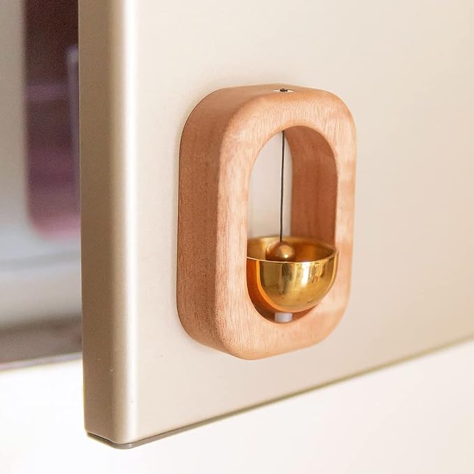 Shopkeepers Bell for Door Opening - Magnetic Attached Doorbell Chime for Business - Unique Office Ornaments and Hanging Decoration for Entrance, Fridge Sticker and Barn Door - Creative Present