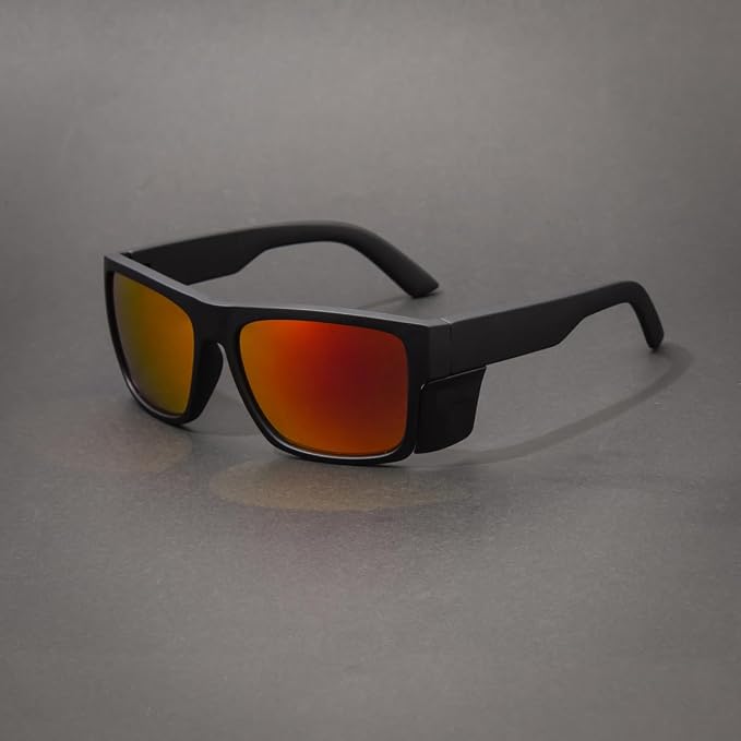 UV400 Polarized Safety Sunglasses – ANSI Z87.1 Certified, 100% UV Protection, Anti-Glare, Impact Resistant