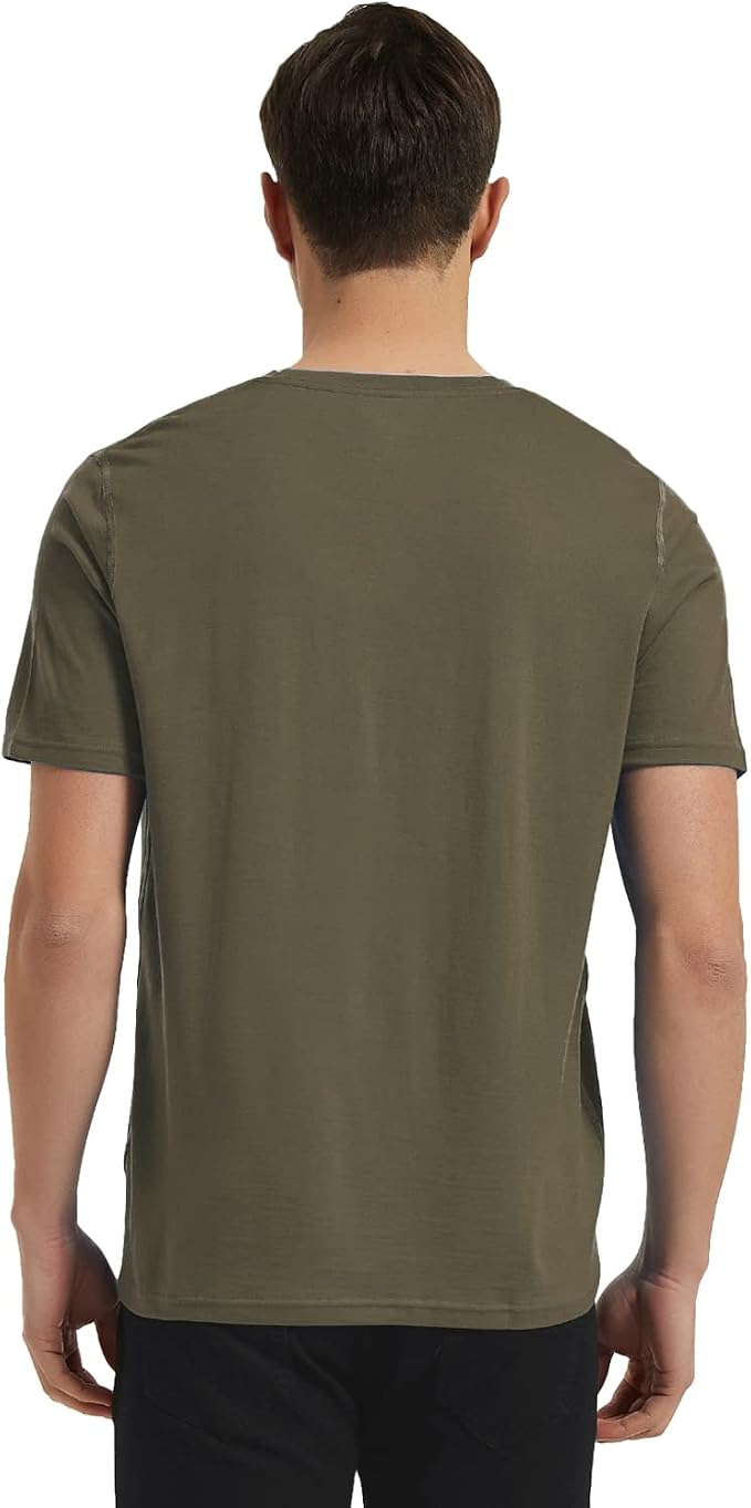 METARINO Merino Wool T-Shirts Mens Short Sleeve Lightweight Base Layer for Hiking,Travel,Hunting,Cycling