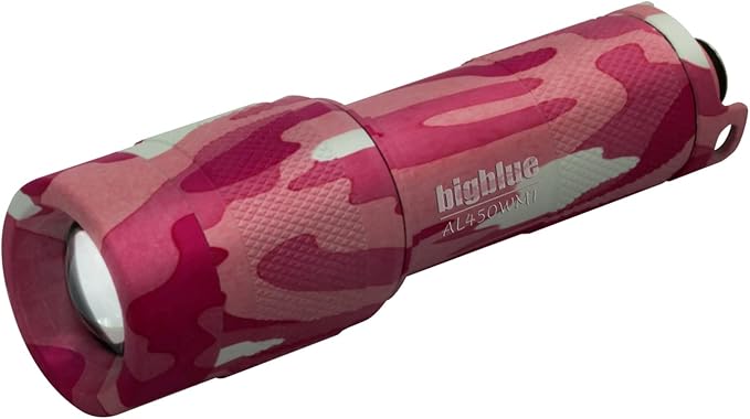 BigBlue AL450 Wide Beam Camo Dive Light with Tail Switch