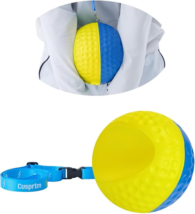 Golf Training Aid Ball for Impact Precision & Consistent Swings - Master Body Connection to Fix Slicing, Scooping & Chicken Wing | Simple and Effective Golf Training Tool