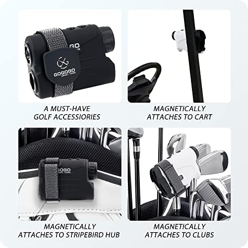 Gogogo Sport Vpro GS03 Laser Rangefinder & Universal Adjustable Magnetic Holder Mount Strap