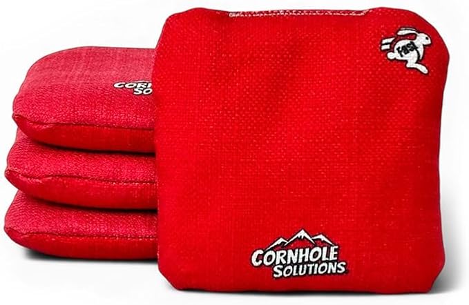 Cornhole Solutions Cornhole Bags Set of 8 – Regulation Pro Style 6x6 – Resin Filled + Tote Bag