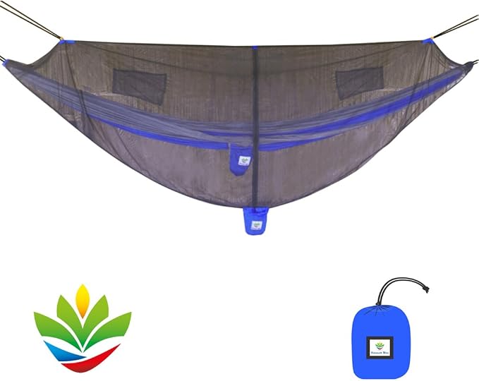 Hammock Bliss Net Cocoon Ultralight -The Ultimate Lightweight Hammock Bug Net Canopy for Your Camping Hammock with Insect Proof No See Um Mesh – Make Hammock Camping A Bug Free Experience