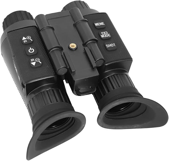 4K Head-Mounted Night Vision Goggles, Nightvision Scope Infrared Goggles & Binoculars for Adults, Infrared NVG, 1X to 8X Digital Zoom, for Hunting Camping