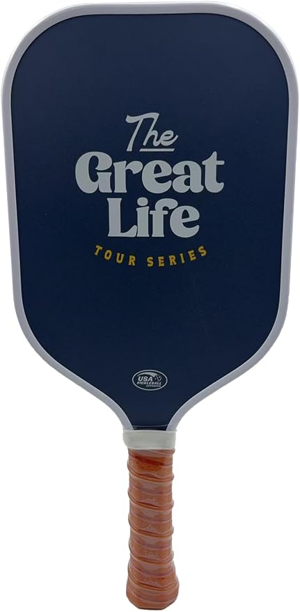 Elite Performance Pickleball Paddle | 3K Carbon Fiber | USAPA Approved | 16mm Honeycomb Core w/ 6" Handle | Lightweight 8.1 oz | Retro Design. Includes Single Paddle + Neoprene Cover